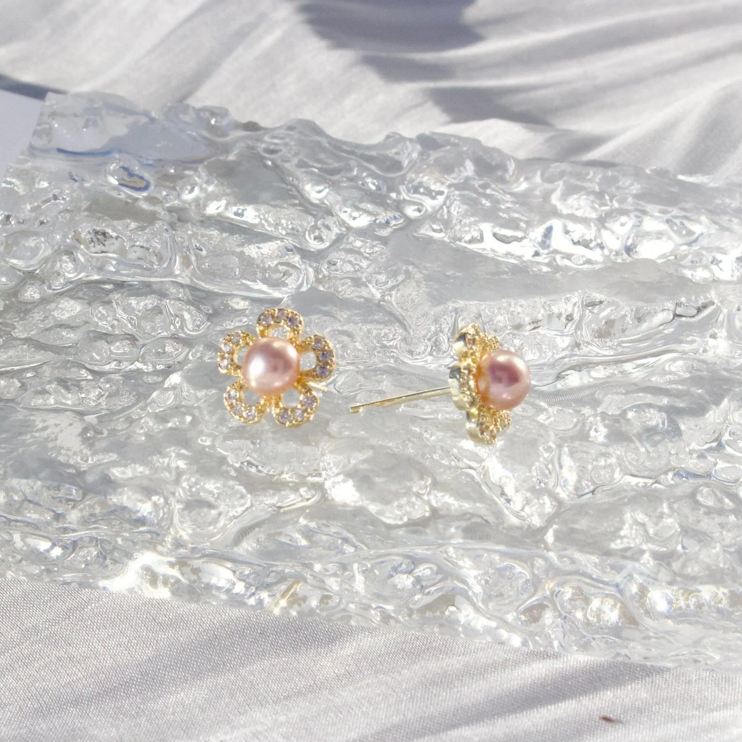 Claire|Blumen mit Perlen - JK Jewelry & Accessories