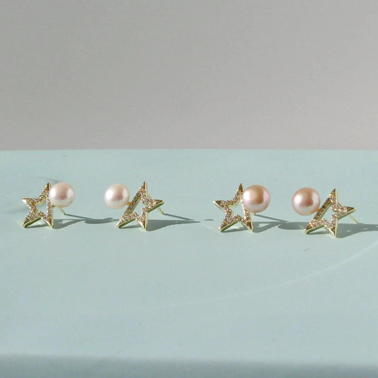 Stern mit Perle - JK Jewelry & Accessories