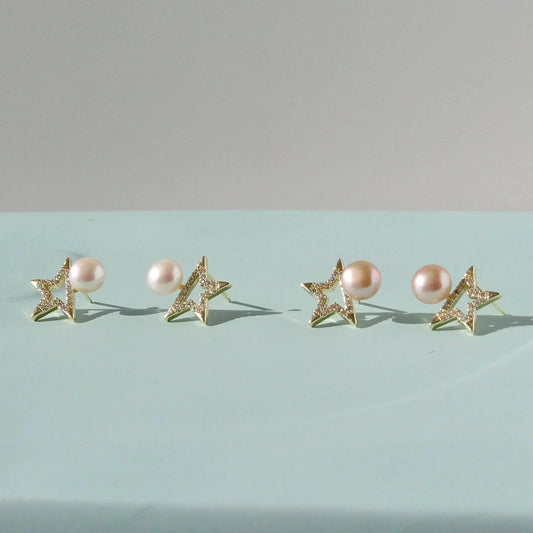 Stern mit Perle - JK Jewelry & Accessories