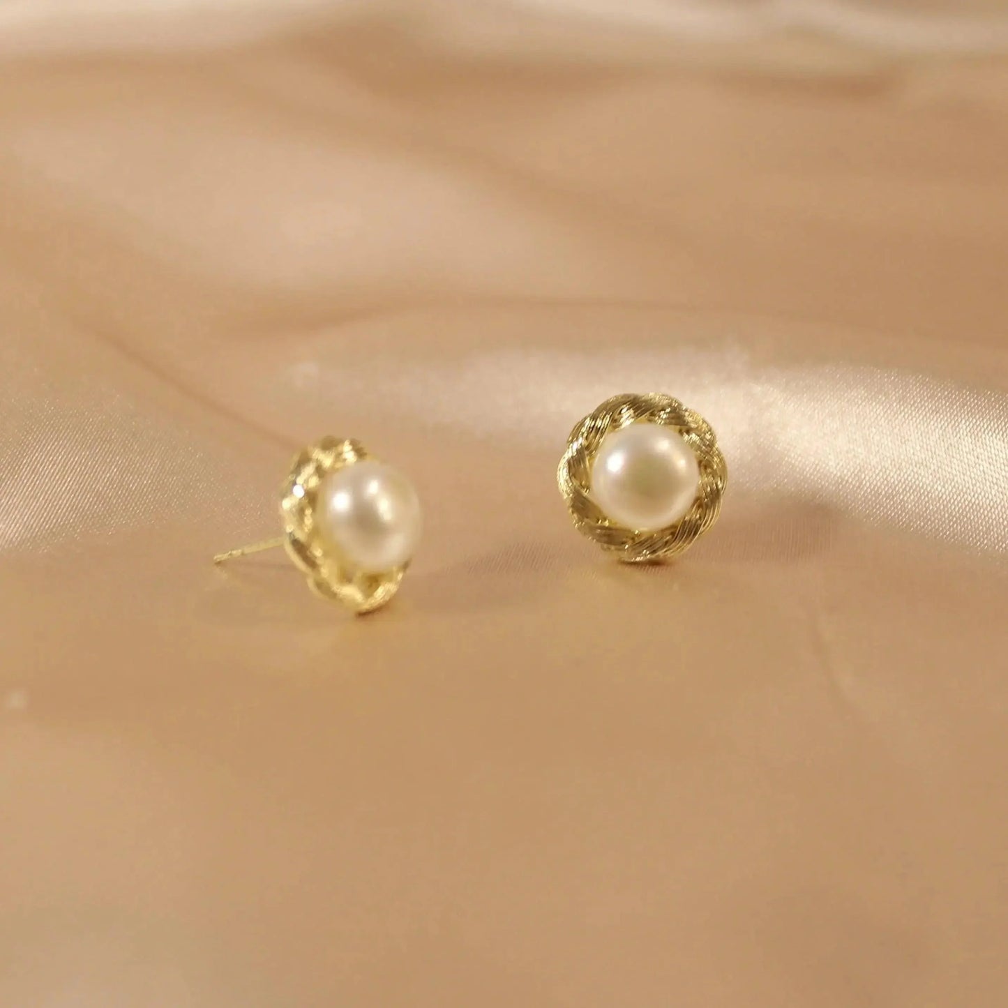 Twist goldenes Perlenset - JK Jewelry & Accessories