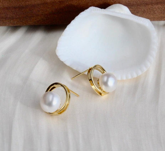 Vera|Goldring mit Perle - JK Jewelry & Accessories