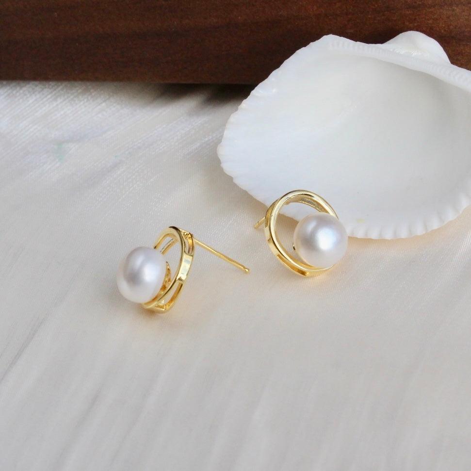 Vera|Goldring mit Perle - JK Jewelry & Accessories