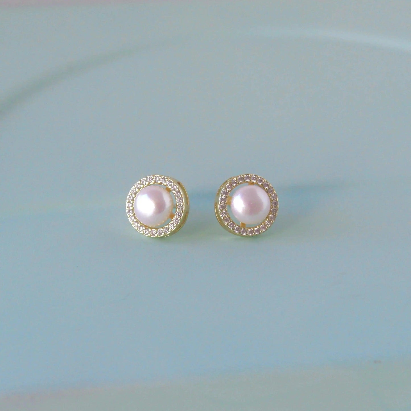 Melanie | Zirkonia Ring mit Perlen - JK Jewelry & Accessories