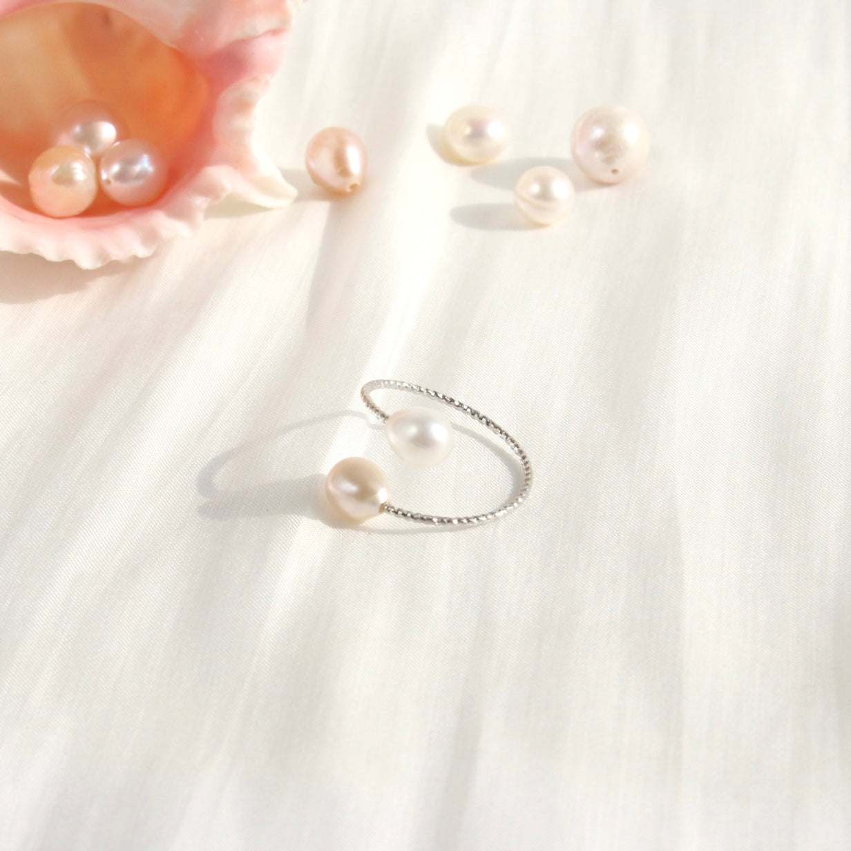 Ailany | Unikater Doppel-Perlenring