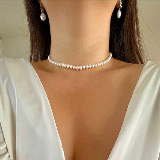 6mm klassische Perlenkette Schmuck Online ¦ JK Jewelry & Accessories