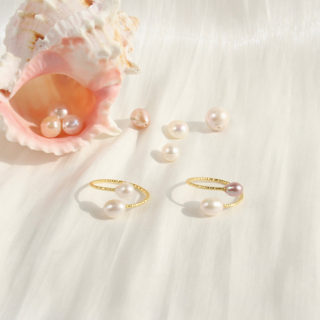 Ailany | Unikater Doppel-Perlenring