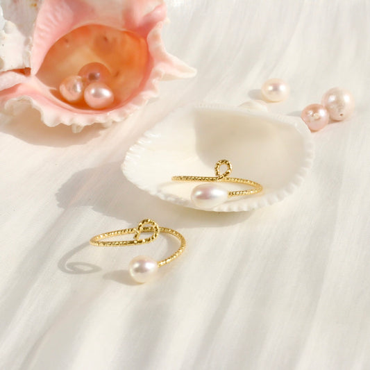 Ailany | Weisser Einzelperle-Ring