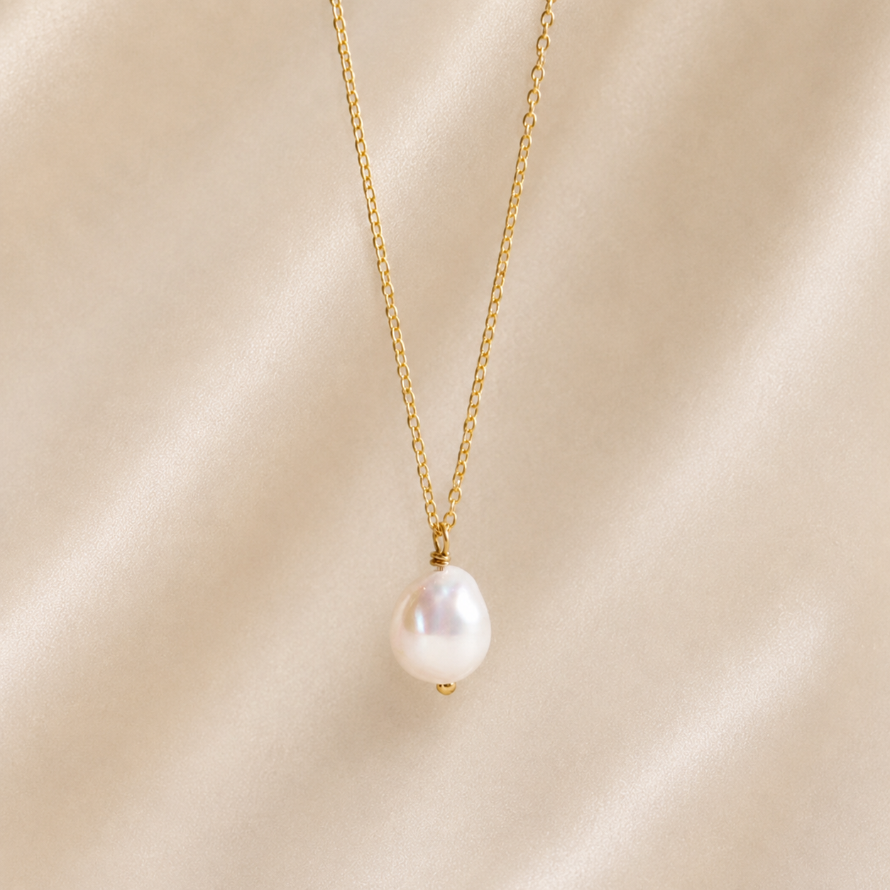 Selah | Perle baroque de caractère et perles de 5 mm