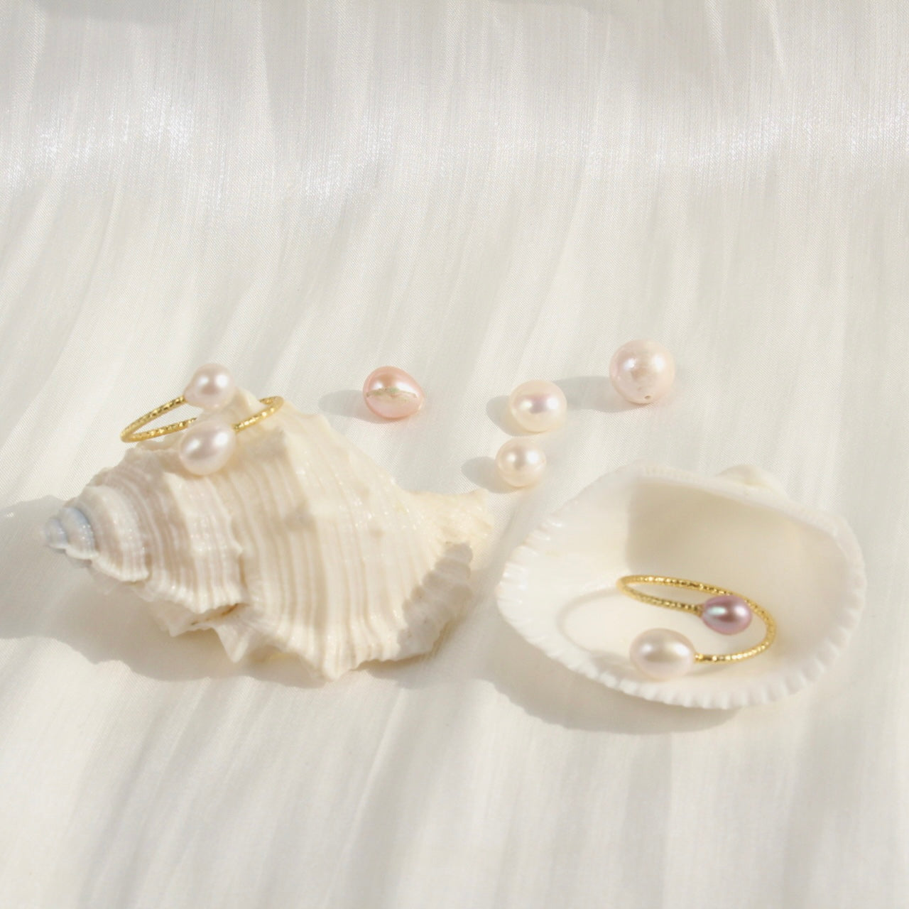 Ailany | Unikater Doppel-Perlenring