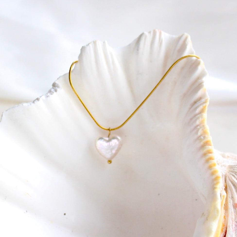 Emilia | Heart baroque pearl