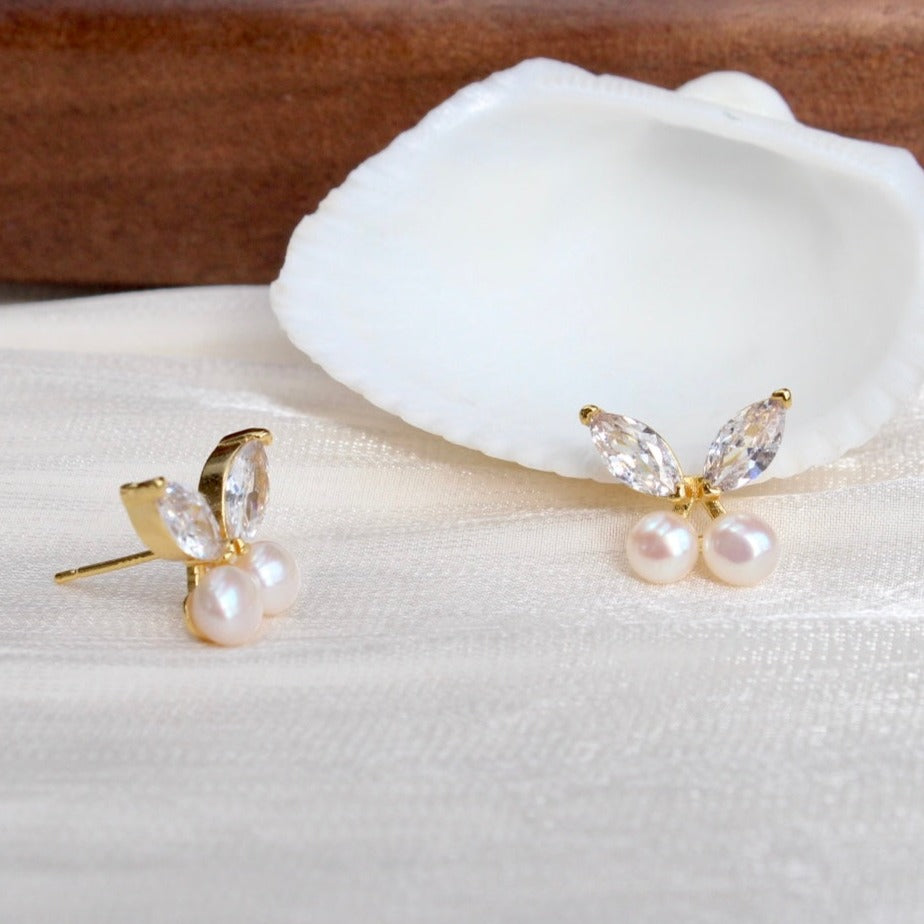 Julia｜Schmetterling mit Perlen - JK Jewelry & Accessories