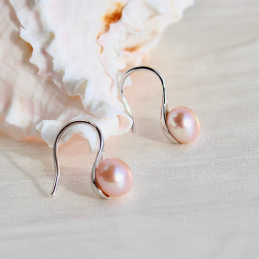 Lara | 7mm Must-Have rosa Perlen - JK Jewelry & Accessories