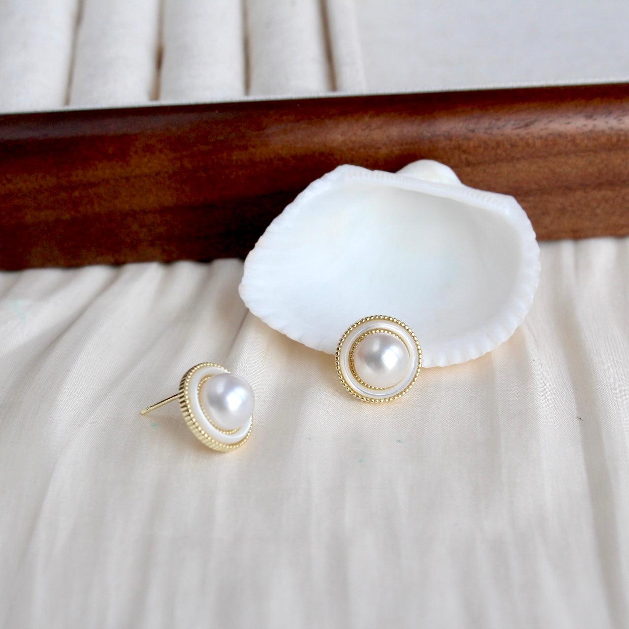 Anna｜ Perlmutt-Ring mit Perlen - JK Jewelry & Accessories