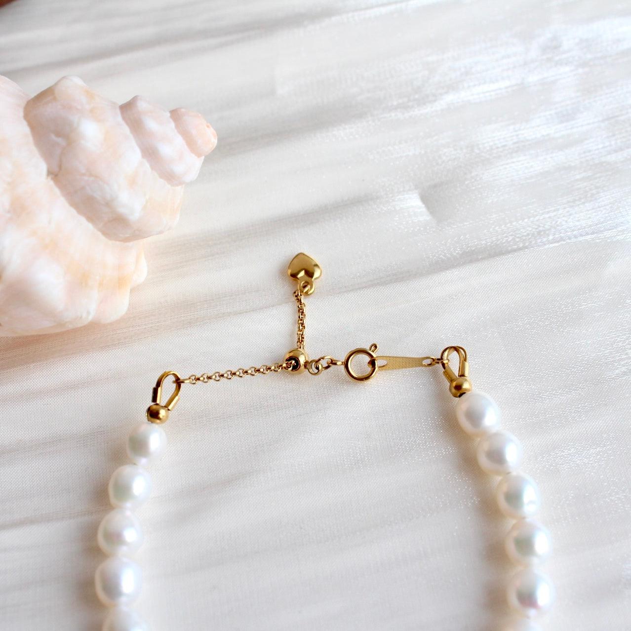 Ariella｜6mm Klassische Perlen-Armkette - JK Jewelry & Accessories