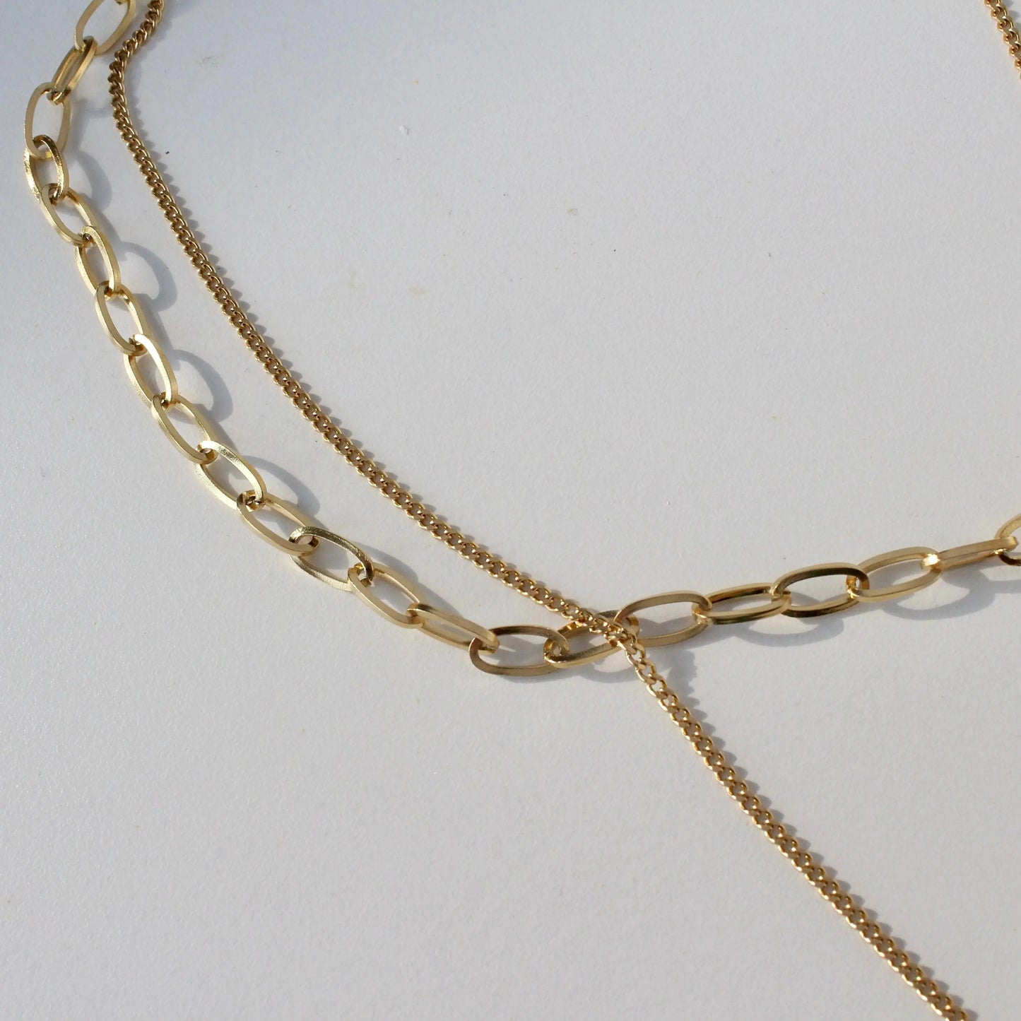 Doppelkette mit goldener Sonne Schmuck Online ¦ JK Jewelry & Accessories
