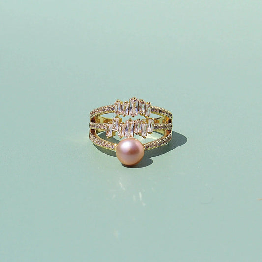 Dreifach-Ring Vintage Style mit Perle JK Jewelry & Accessories