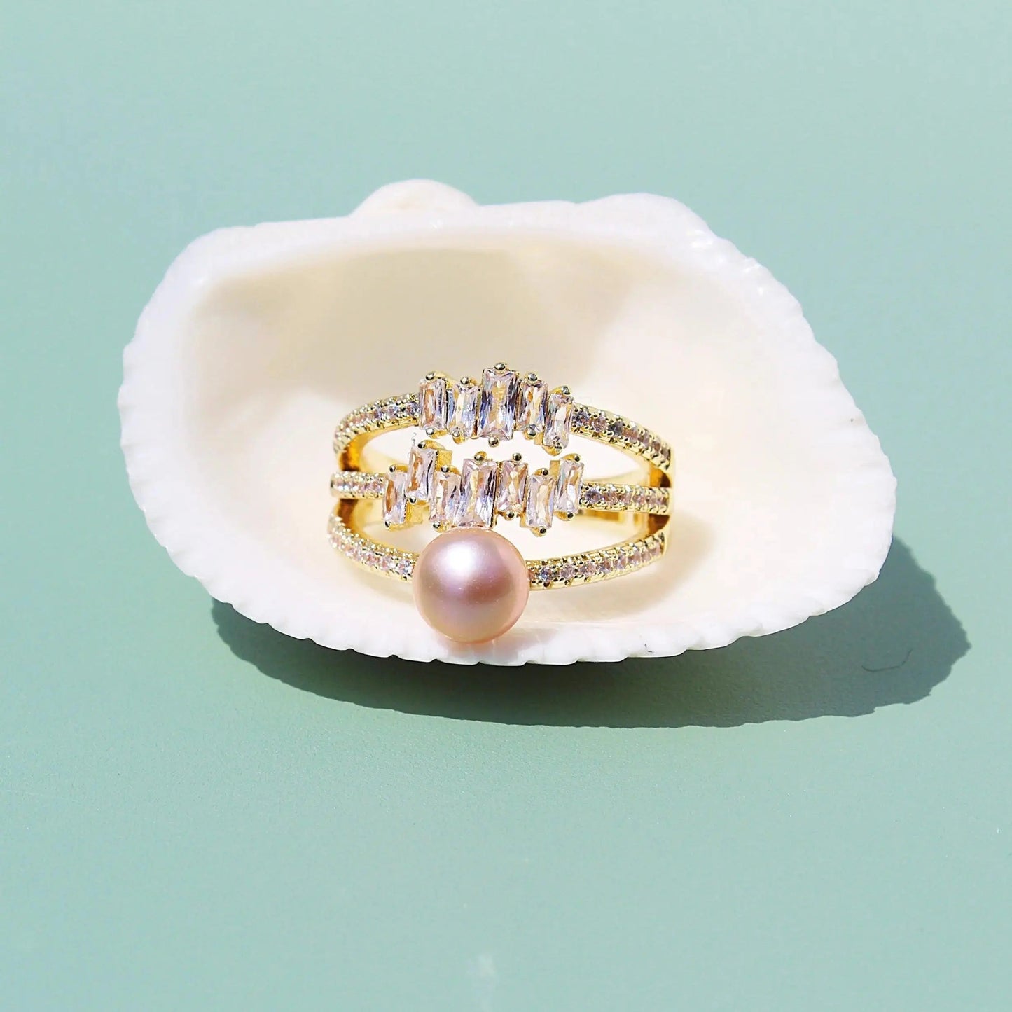 Dreifach-Ring Vintage Style mit Perle JK Jewelry & Accessories