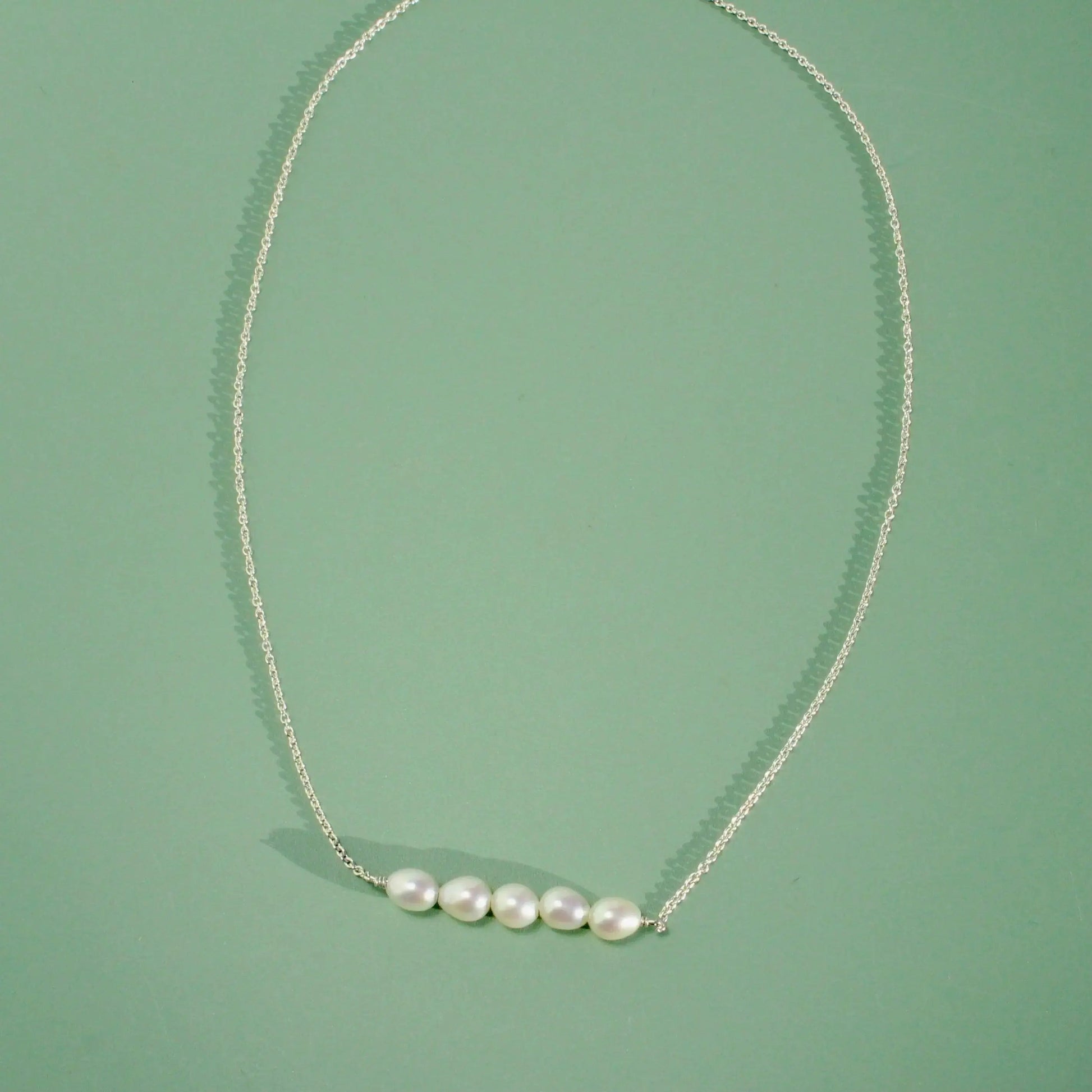 Eleganter Perlenbalken Silber Schmuck Online ¦ JK Jewelry & Accessories