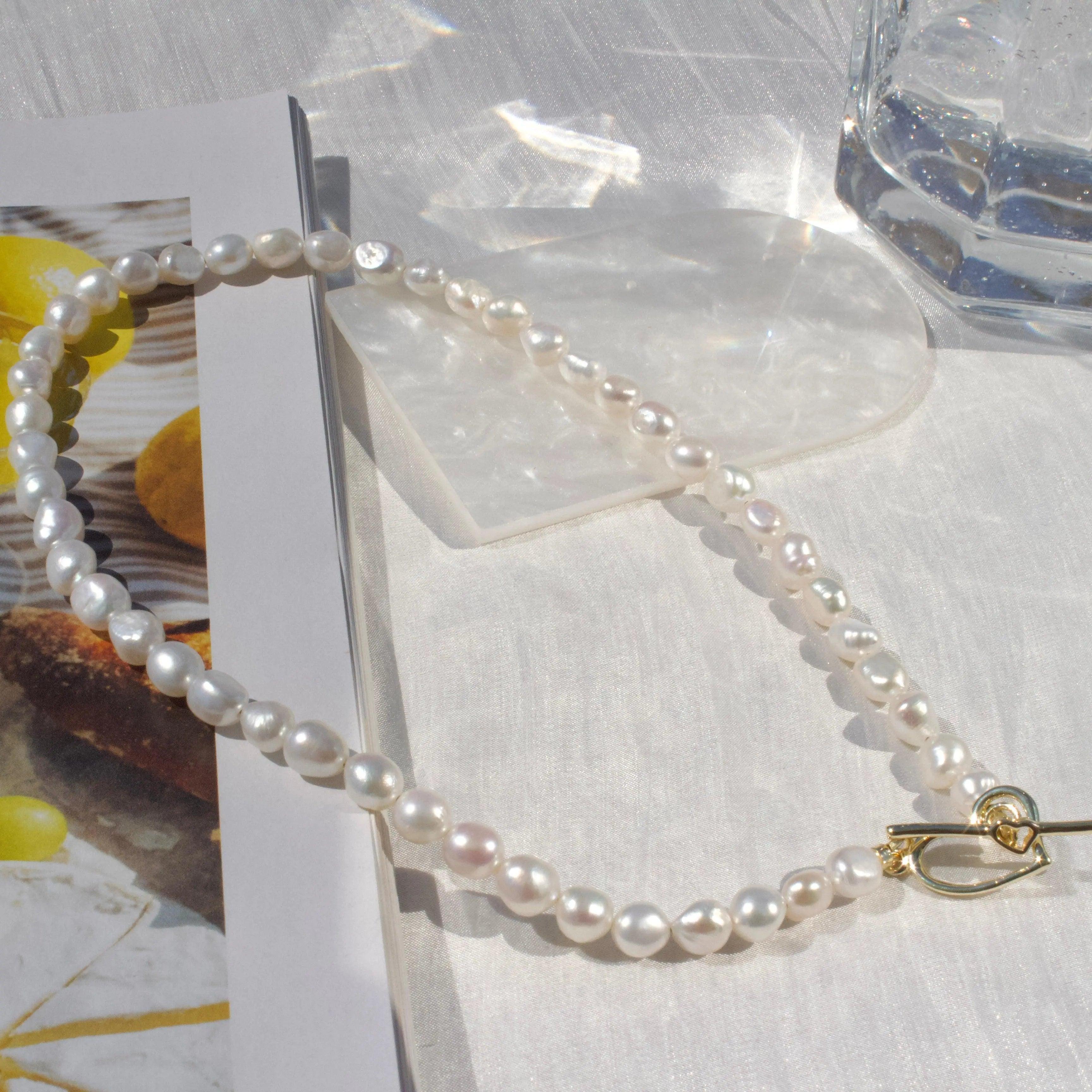 Herz Barockperlen Set JK Jewelry & Accessories