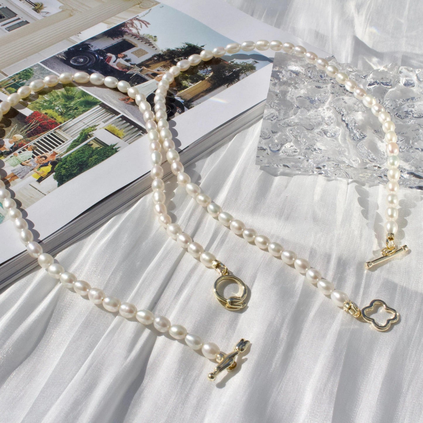 Kleeblatt & Perlenkette Schmuck Online ¦ JK Jewelry & Accessories