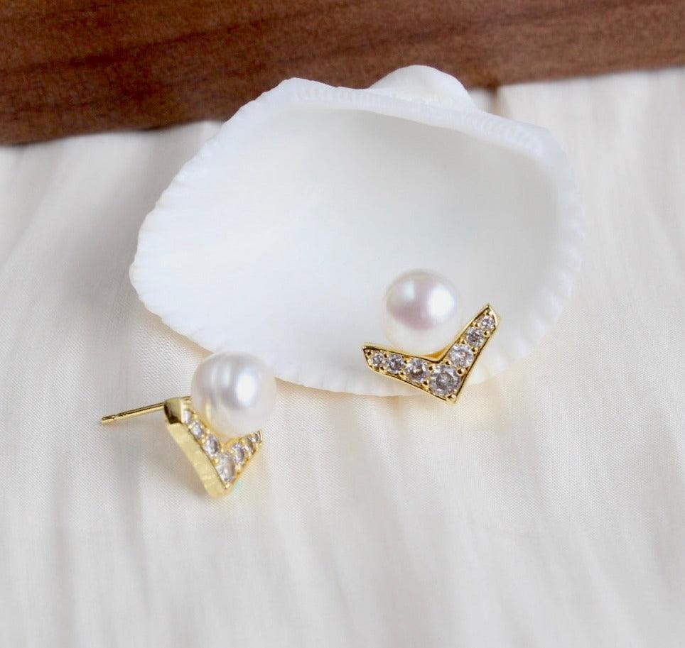 Nayeli｜ Flügel mit Perle - JK Jewelry & Accessories