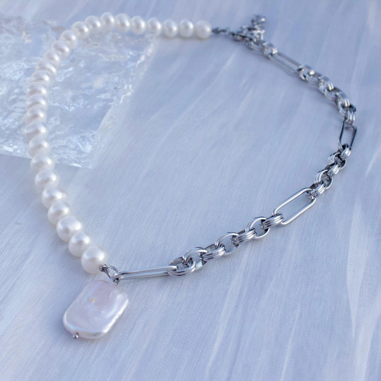 Perlen & Stahlkette JK Jewelry & Accessories