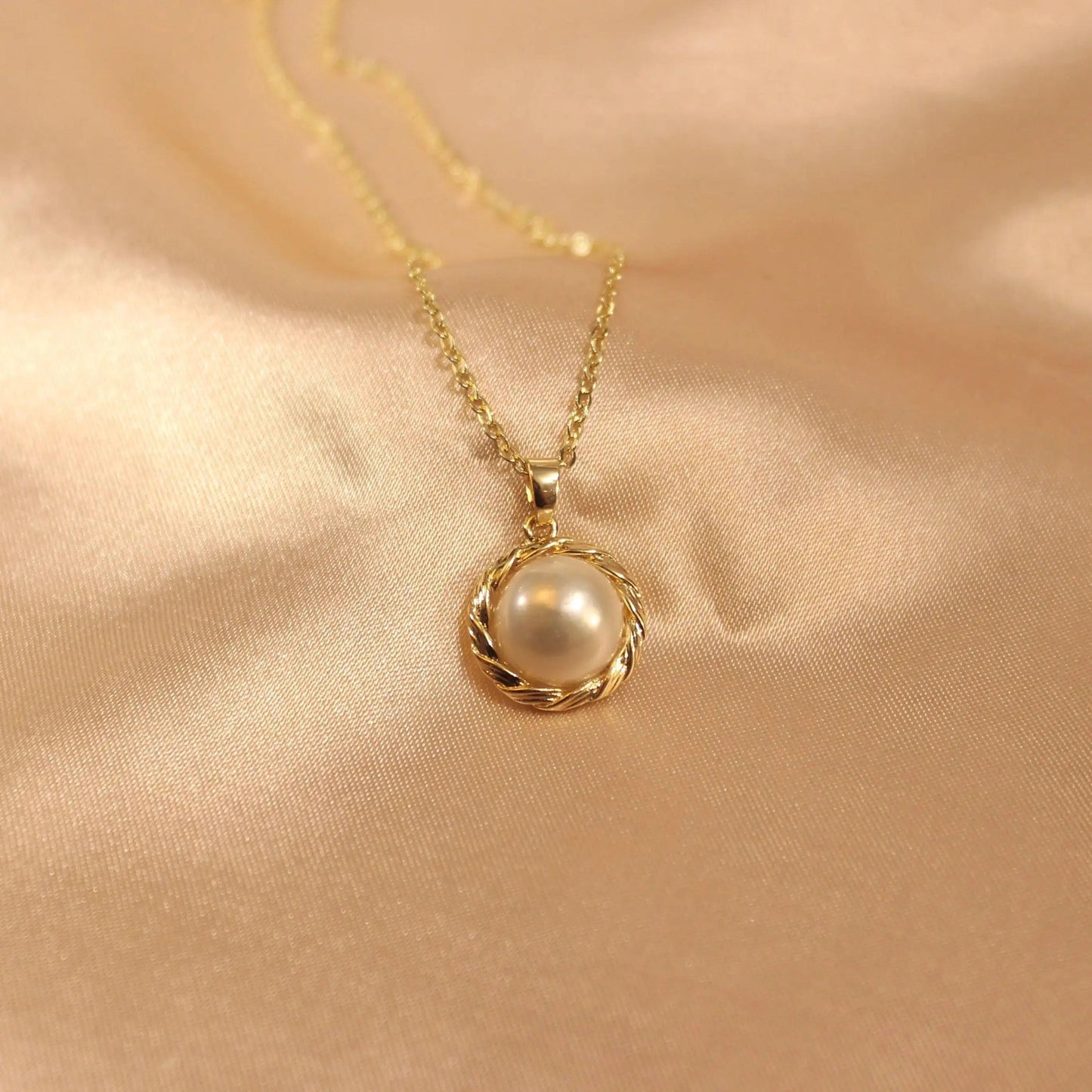 Twist goldenes Perlenset Schmuck Online ¦ JK Jewelry & Accessories